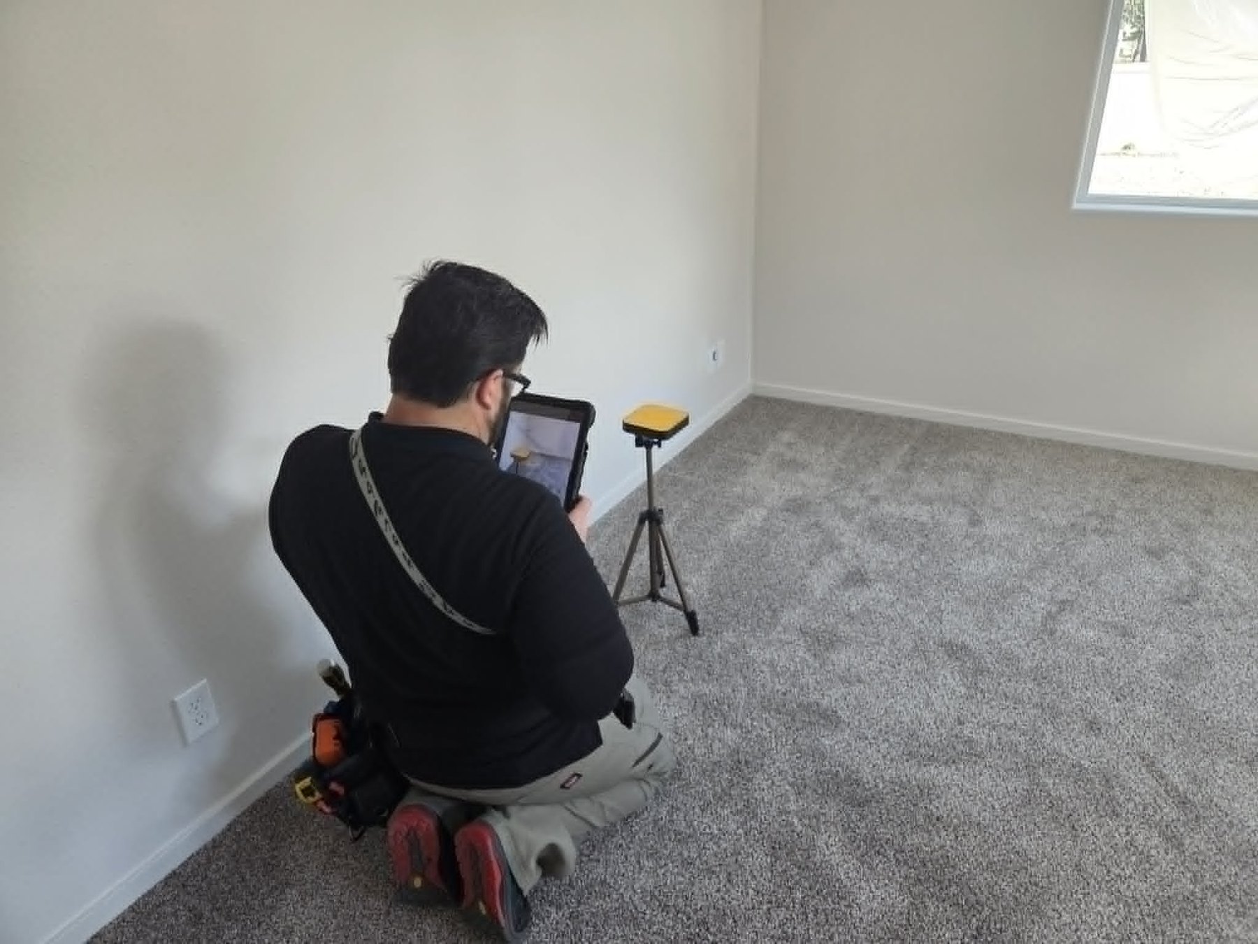 radon testing equipment used by AIM Home Solutions in North Idaho