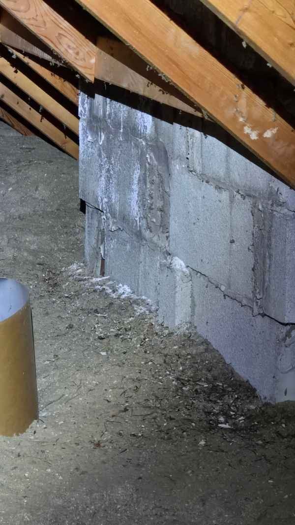 Accessible structural area reviewed during inspection